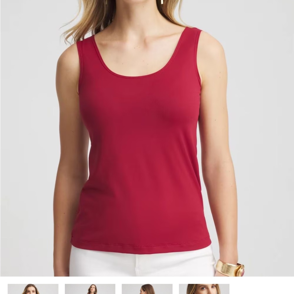 Chico's Vibrant Red Sleeveless Top